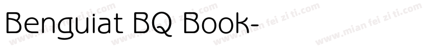 Benguiat BQ Book字体转换